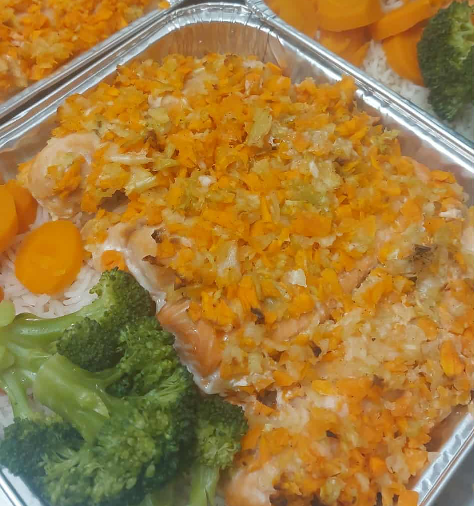 Saumon a l'érable et riz 1 kilo