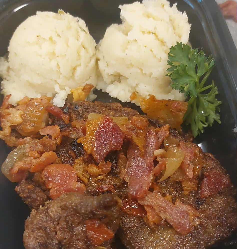 Foie de veau, patates pilées 375 gr