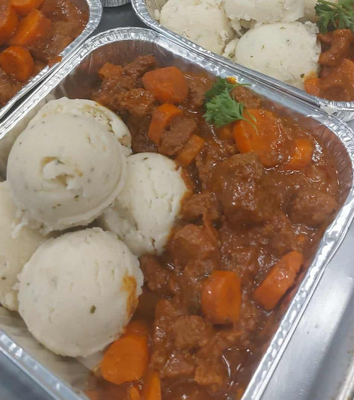 Boeuf aux carottes, patates pilées 1 kilo