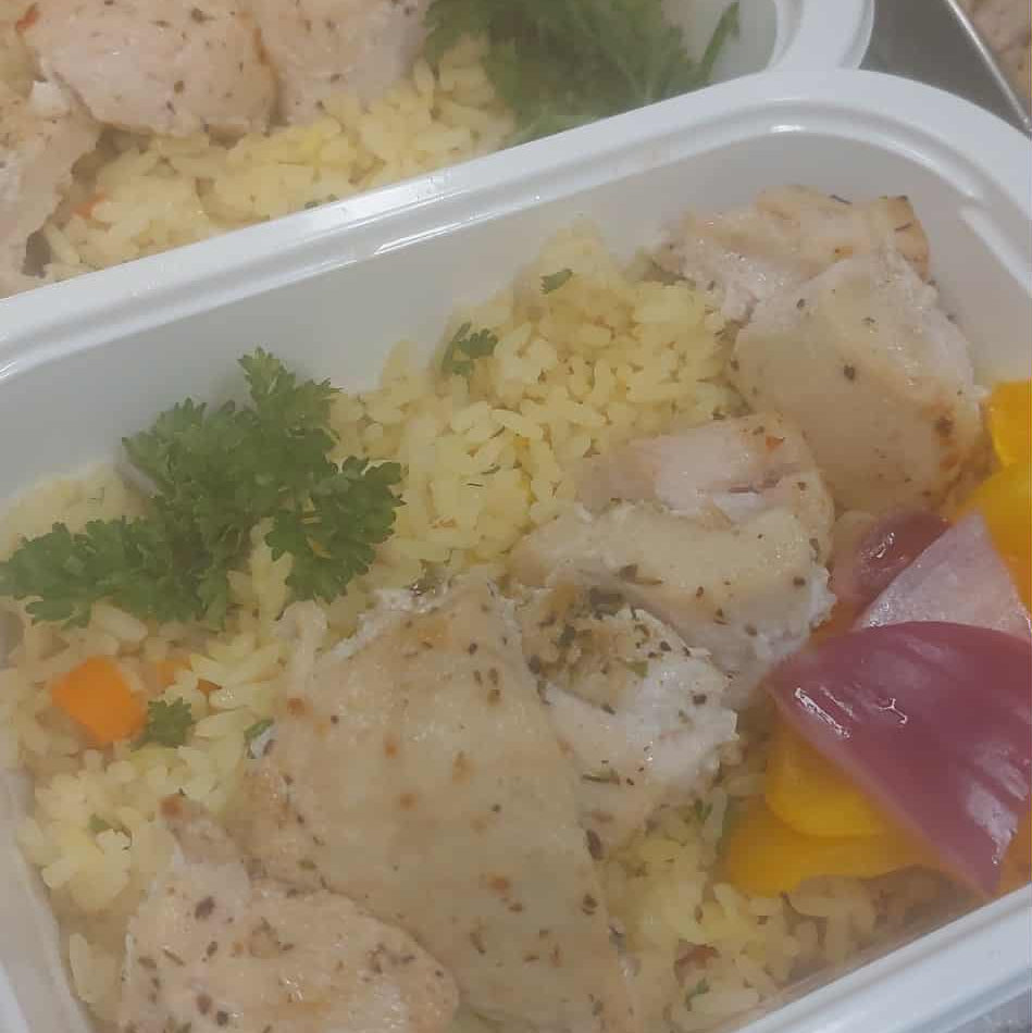 Poulet grecque, riz grecque 550 gr
