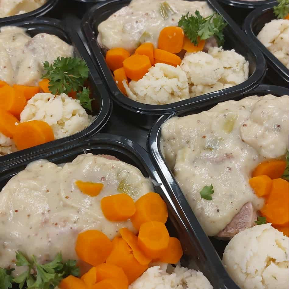 Filet de porc crème d'érable, patates pilées 375 gr